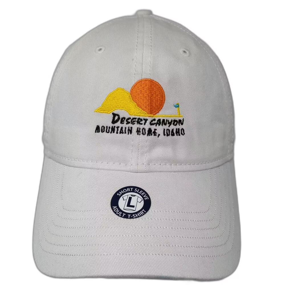 Ouray Desert Canyon Mountain Home Idaho White Baseball Cap Hat One Size Adjust